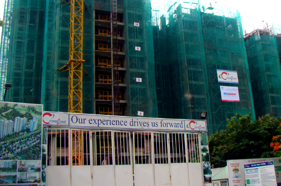 Hai tòa tháp 4, 5 khu căn hộ Rừng Cọ sẽ được hoàn thành trong năm 2012.