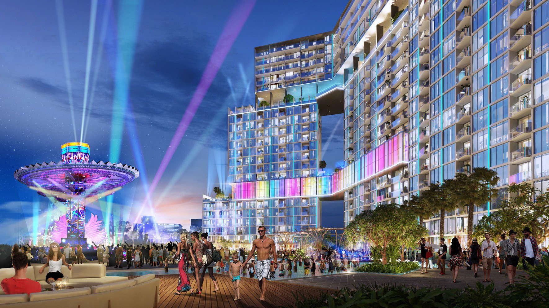 Phối cảnh của dự án Coco Música Resort.