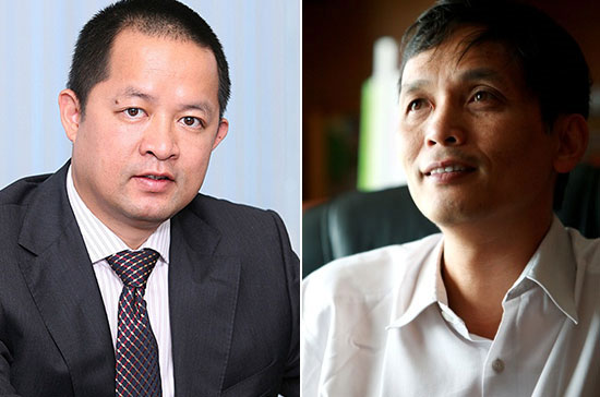 Ông Trương Đình Anh (bên trái) sẽ thay thế vị trí của ông Nguyễn Thành Nam.