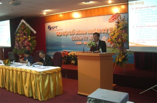 Với những định hướng hoạt động được đưa ra tại Đại hội cổ đông 2009 và những nỗ lực thực hiện của cán bộ viên chức SPT, trong 9 tháng đầu năm 2009 SPT đã đạt được lợi nhuận trước thuế là trên 24 tỷ đồng.
