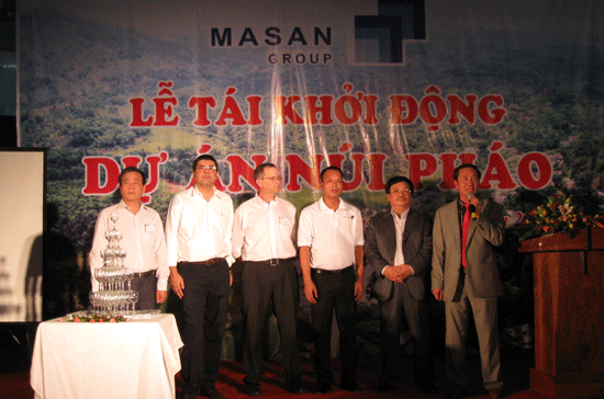 Nắm giữ 100% cổ phần, Masan tái khởi động dự án Núi Pháo