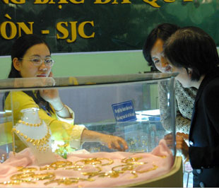 Lượng vàng sử dụng cho trang sức hiện chiếm 60% nhu cầu vàng thế giới.