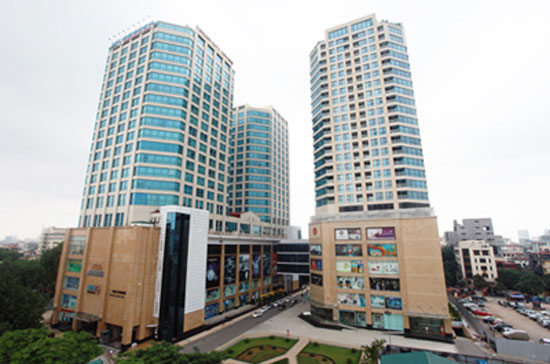 Tòa nhà Vincom Center có vị trí khá "đắc địa" tại thủ đô Hà Nội.