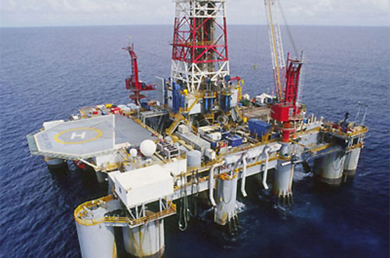 Giàn khoan Lan Tây thuộc dự án Nam Côn Sơn.