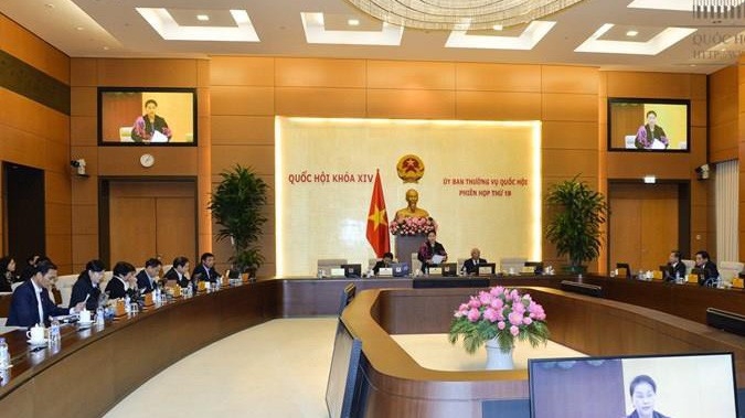 Uỷ ban Thường vụ Quốc hội tiếp tục phiên họp thứ 19.