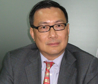 Ông Đệ Đoàn Trần, Tổng giám đốc điều hành khu vực châu Á - Thái Bình Dương, Tập đoàn  Societe Generale - Ảnh: Lý Hà.