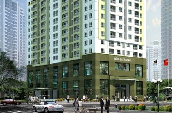 Phối cảnh dự án Song da Tân Mai.