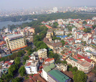 Theo quy hoạch, vùng Thủ đô Hà Nội trong tương lai sẽ rộng gấp khoảng 13 lần Thủ đô Hà Nội hiện nay - Ảnh: Việt Tuấn.