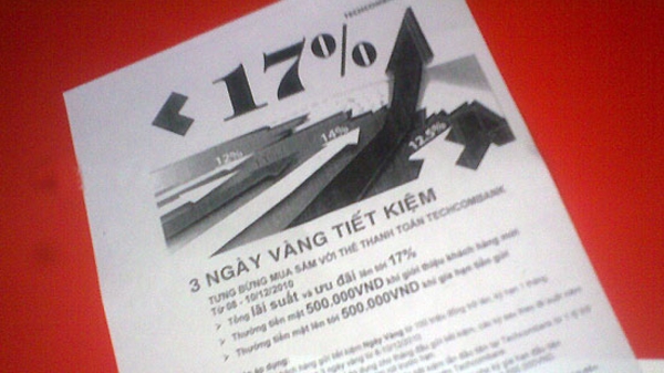 Lãi suất “khủng”: Cạnh tranh đã đúng định hướng?