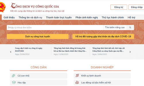 Thủ tục cấp giấy phép xây nhà, thông tin quy hoạch lên Cổng Dịch vụ công Quốc gia