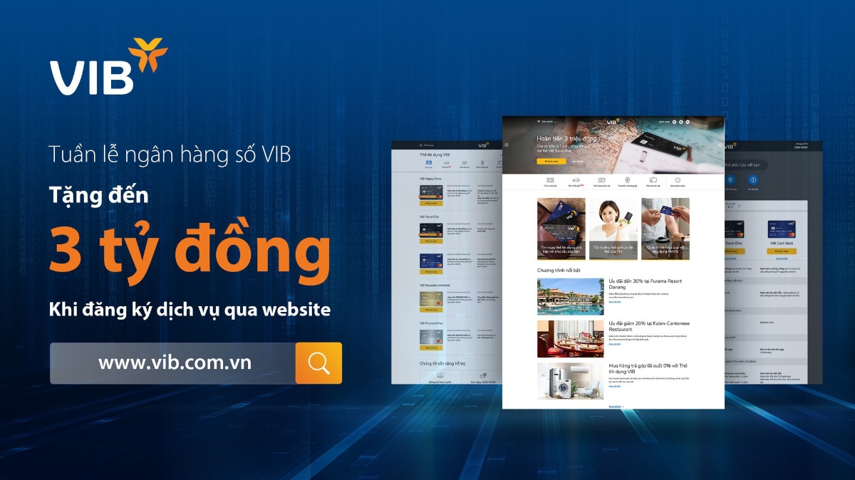 Đây là một phần của chương trình Tuần lễ ngân hàng số do VIB triển khai.