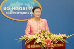 Người phát ngôn Bộ Ngoại giao Việt Nam Nguyễn Phương Nga.