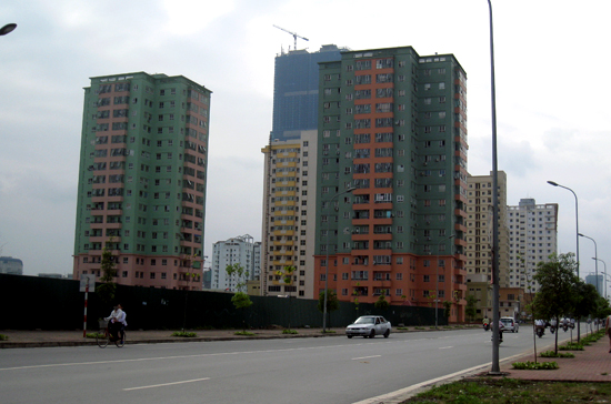 Dư nợ cho vay bất động sản tại Hà Nội trong nhiều năm thấp hơn đáng kể so với Tp.HCM - Ảnh: Bảo Anh.