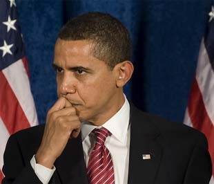 Có thể nói, những ngày đầu làm chủ Nhà Trắng của ông Obama không được “xuôi chèo mát mái” cho lắm - Ảnh: AFP/Getty Images.