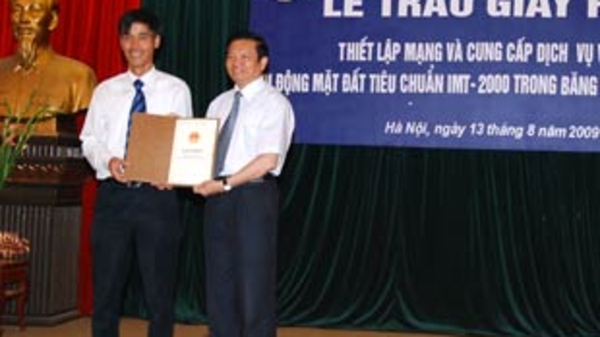 Chính thức cấp giấy phép 3G