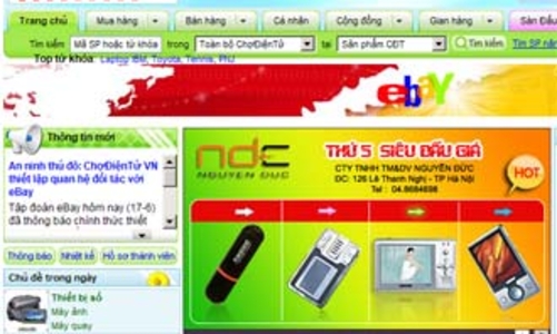 eBay bắt tay với 
