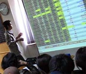 Theo dõi thông tin trên sàn.