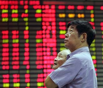 Chỉ số Shanghai Composite tại Trung Quốc giảm 5,5% trong phiên hôm qua.