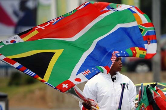Nam Phi đã sẵn sàng khai màn World Cup 2010 - Ảnh: Getty.