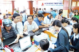 Giao dịch tại chi nhánh của VAB.