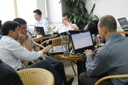 Nhưng điểm số và sự điều chỉnh ở phiên này có lẽ không gây nhiều bất ngờ với nhà đầu tư - Ảnh: Quang Liên.