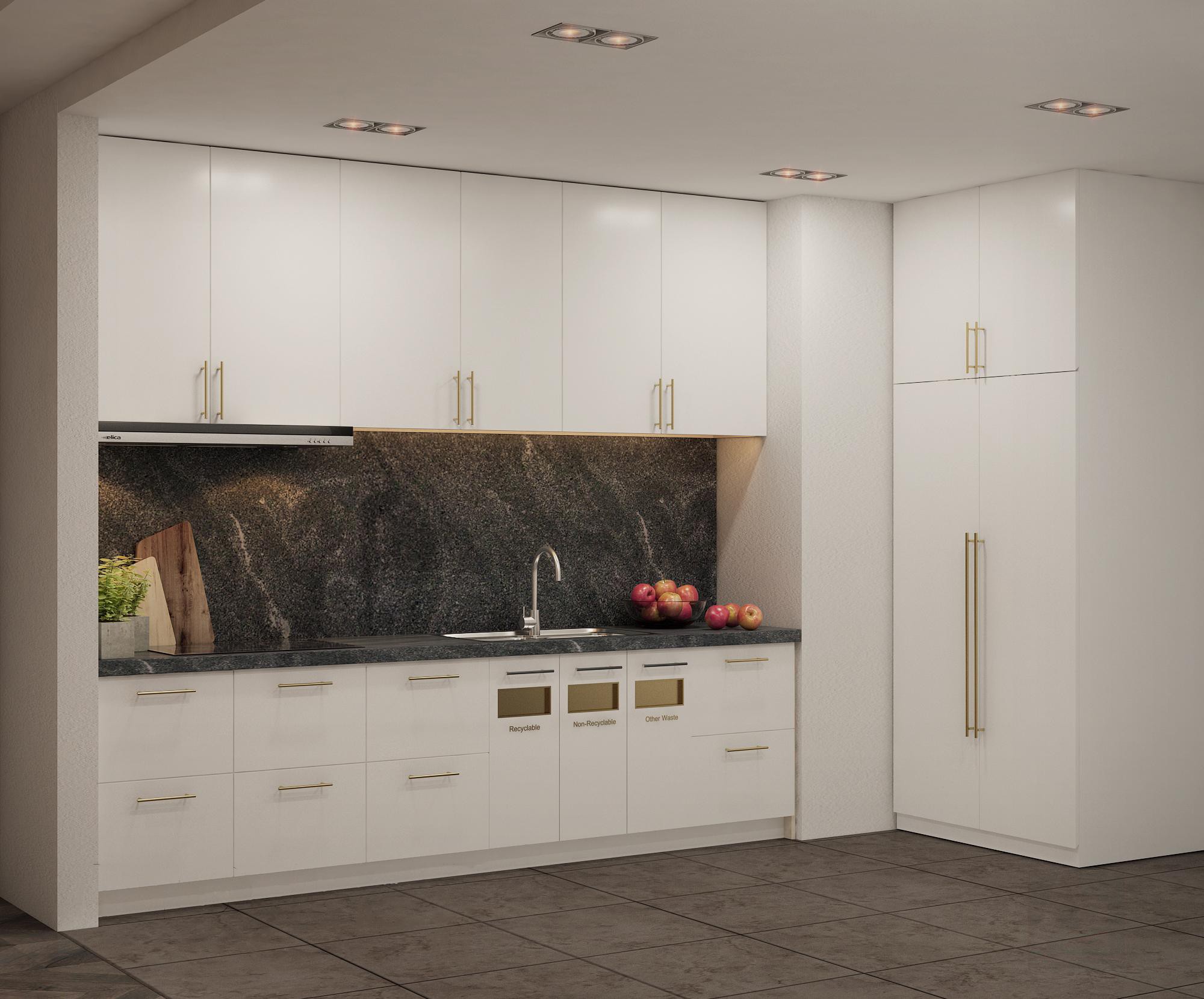 Căn hộ có thiết kế bếp khắc phục được nỗi khổ khi nấu nướng của người nội trợ Việt - Ảnh 2.