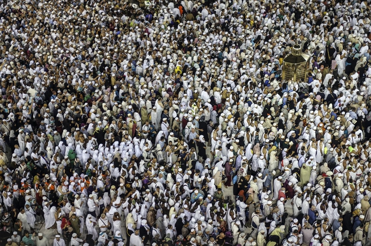 Hình ảnh hàng triệu người Hồi Giáo hành hương về Thánh địa Mecca - Ảnh 3.