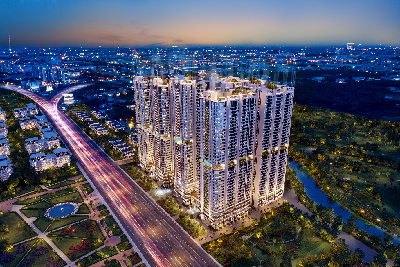 Phức hợp thương mại và căn hộ cao cấp Astral City tọa lạc mặt tiền QL13.