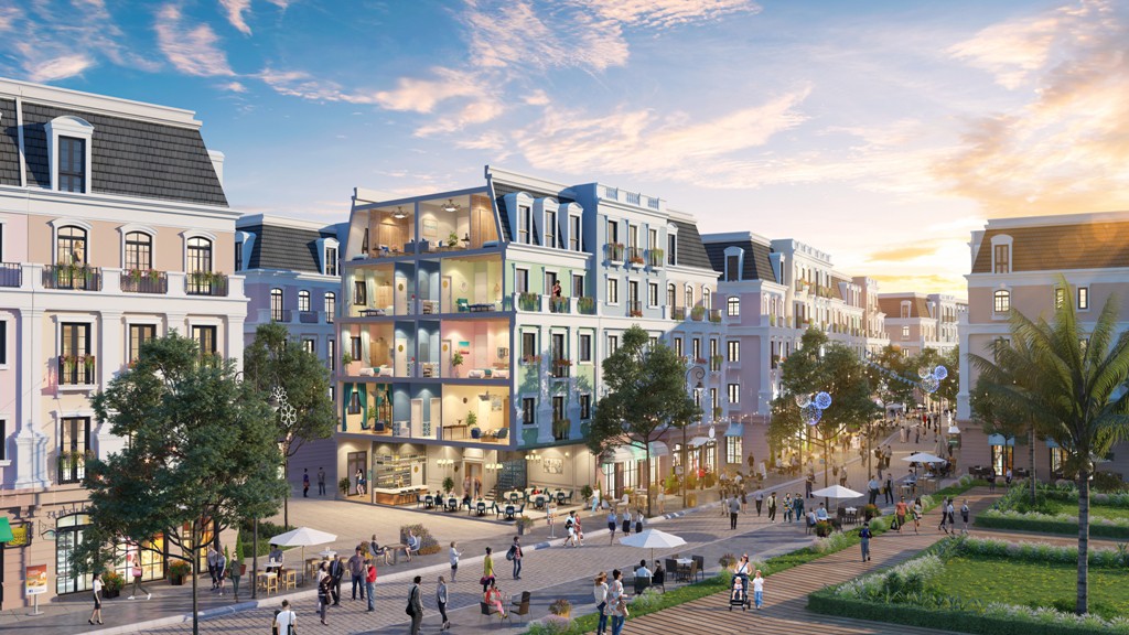 Phối cảnh Boutique Shophouse Melodia.