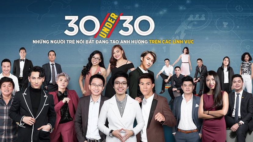 Danh sách 30 người trẻ nổi bật nhất được Forbes bình chọn có mặt nhiều doanh nhân trẻ. 