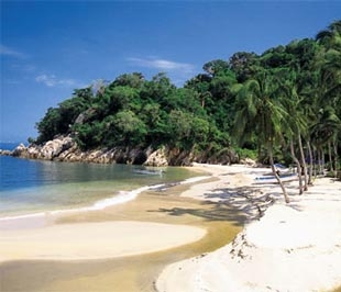 Một bãi biển ở Phú Quốc.