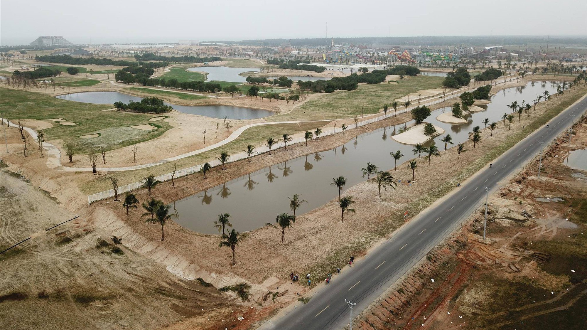 Dự án đáng chú ý nhất tại Quảng Nam hiện nay là công trình đường dẫn phía bắc cầu Cửa Đại.