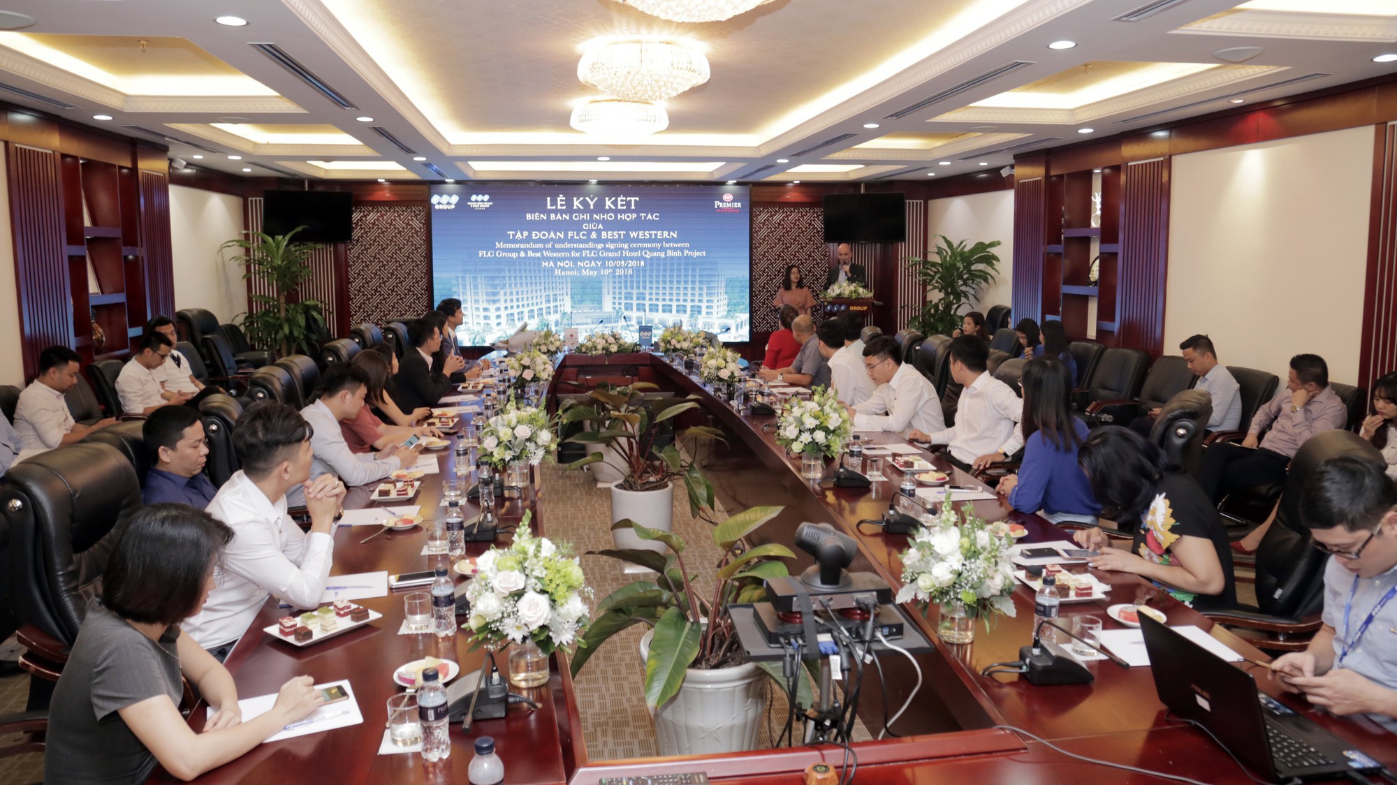 Lễ ký kết Biên bản Ghi nhớ giữa Tập đoàn FLC và Best Western.