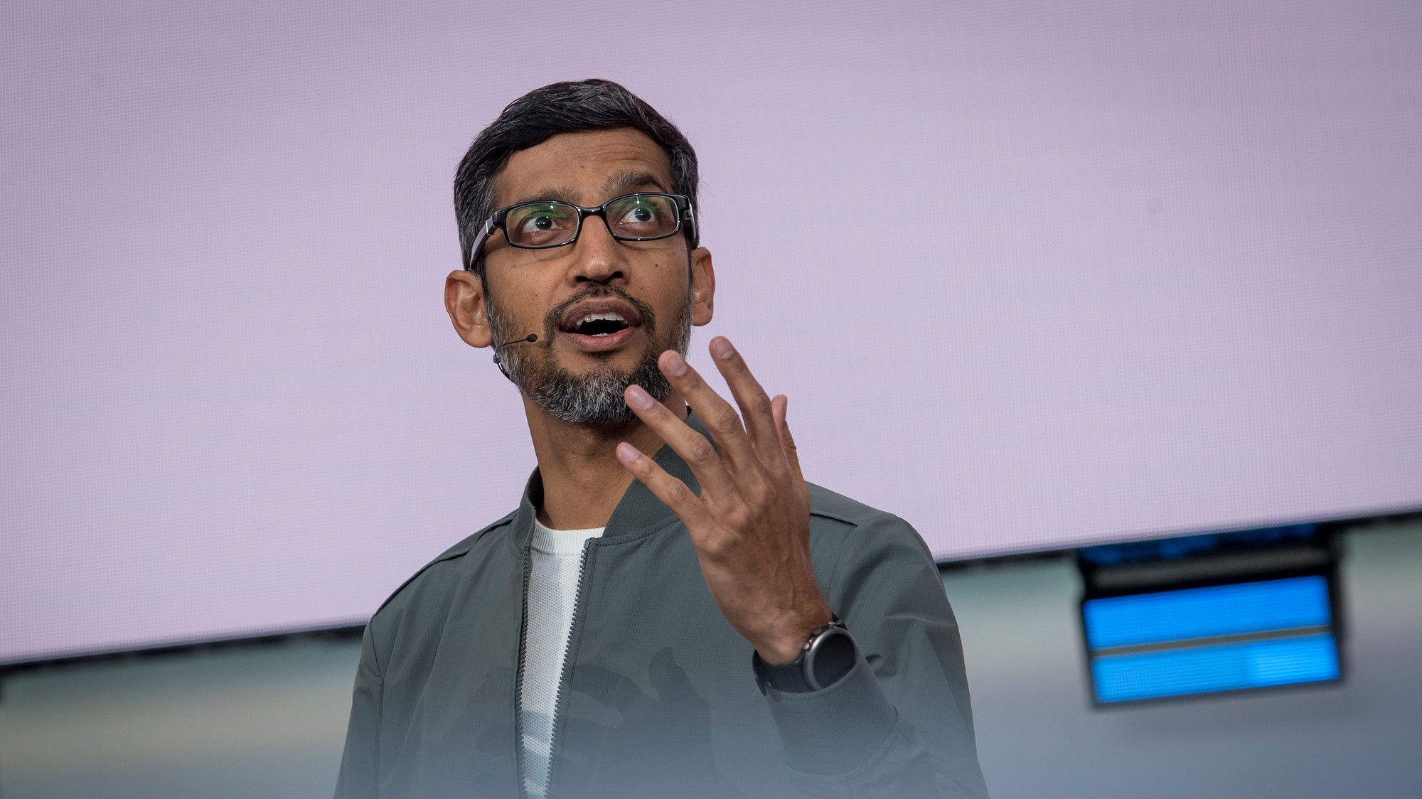 Sundar Pichai, CEO của Google - Ảnh: Bloomberg.