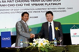 VPBank và OAAG sẽ triển khai chương trình này trong 1 năm; sau thời gian này, hai bên sẽ cùng đánh giá để xem xét tiếp tục trong 3 năm cũng như mở rộng các câu lạc bộ golf tham gia.