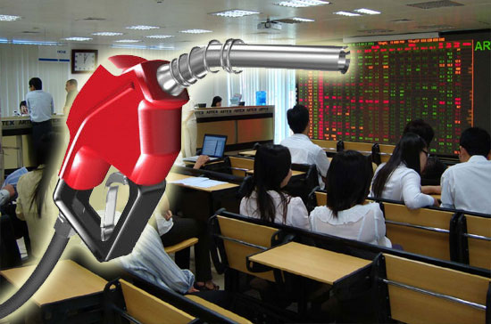 Giới đầu tư đón nhận thông tin tăng giá xăng lần hai một cách khá bình tĩnh.