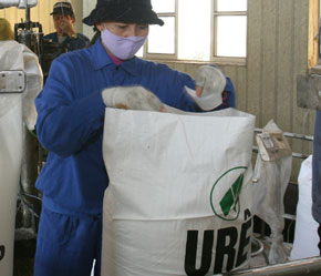 Sản xuất phân bón.