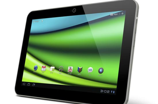 Chân dung sản phẩm Excite X10 của nhà sản xuất Toshiba - Ảnh: BI.