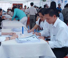 "Sàn giao dịch việc làm sẽ phát triển mạnh trong thời gian tới."