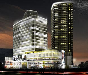 Phối cảnh dự án Indochina Plaza Hanoi.