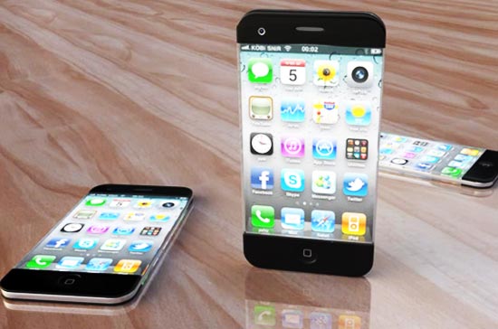 Một trong những thiết kế khá lạ, được cho là của mẫu điện thoại iPhone thế hệ thứ 5 của nhà sản xuất Apple.