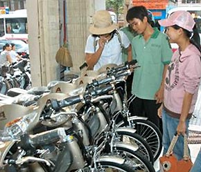 Thị trường xe đạp điện có nhiều nhãn hiệu như Delta, Five Star, Songtian, Yamaha, Asama, Miyata,...