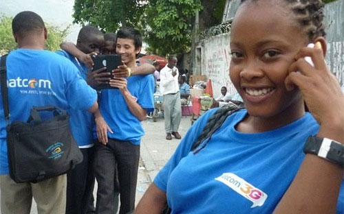 Mạng di động Natcom của Viettel tại Haiti.