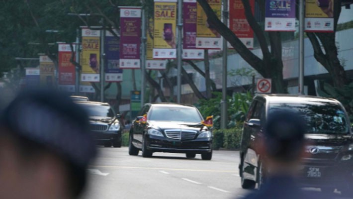 Những hình ảnh đầu tiên của ông Trump và ông Kim Jong Un ở Singapore - Ảnh 4.