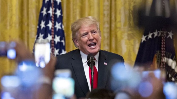 Tổng thống Mỹ Donald Trump - Ảnh: Bloomberg.