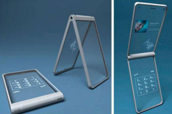 Điện thoại gương cũng là một trong những thiết kế kỳ lạ của năm nay.