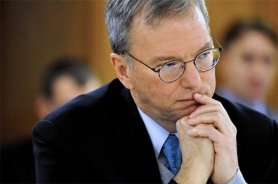 Chủ tịch hãng tìm kiếm trực tuyến khổng lồ Google, ông Eric Schmidt.