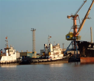Một góc Cảng Hải Phòng.