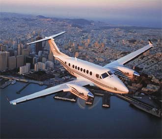 Một chiếc Beechcraft King Air 350.
