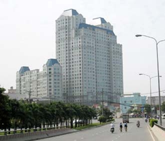 Tòa nhà The Manor cũng có những siêu căn hộ trên cao trị giá hơn chục tỷ đồng.